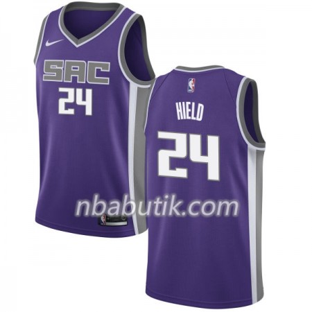 NBA Mænd Trøje Sacramento Kings Buddy Hield 24 Nike 2017-18 Lilla Swingman